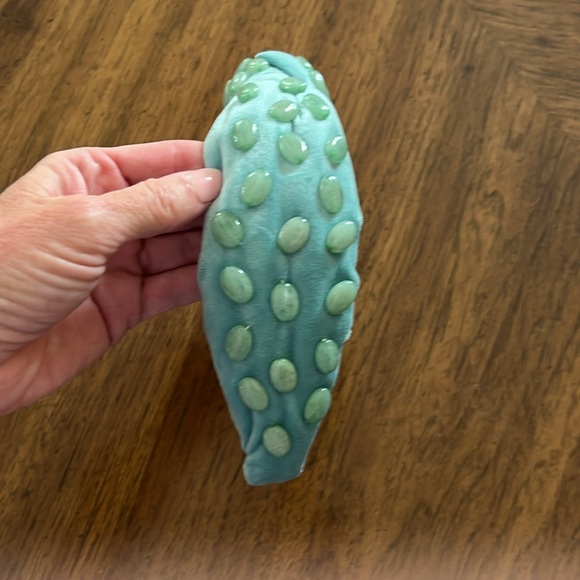 Lele Sadoughi Healing Stones Jade Headband One Size - Picture 5 of 8